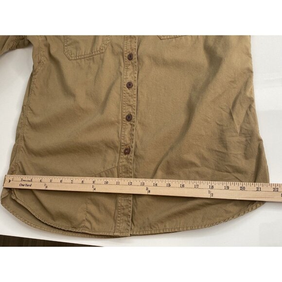 Ariat Rebar Washed Twill Long Sleeve Work Shirt Women’s Large Brown - Picture 13 of 16